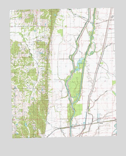 Princedale, AR USGS Topographic Map