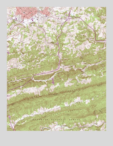 Princeton, WV USGS Topographic Map