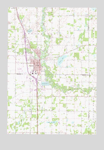 Princeton, MN USGS Topographic Map