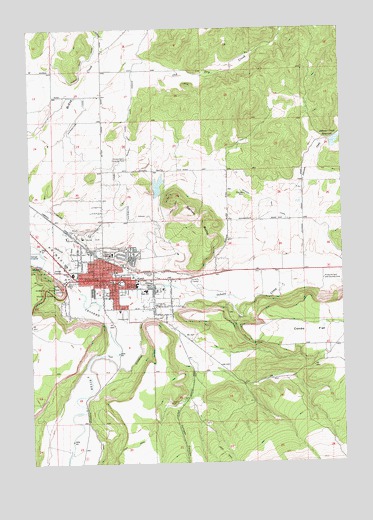 Prineville, OR USGS Topographic Map
