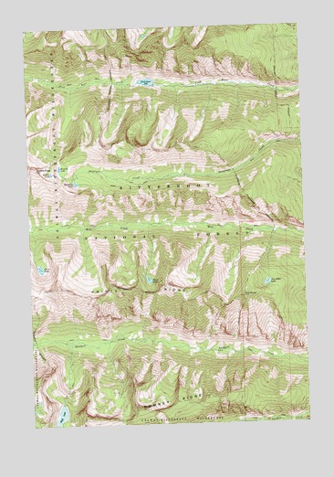 Printz Ridge, MT USGS Topographic Map