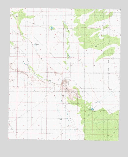 Prisor Hill, NM USGS Topographic Map
