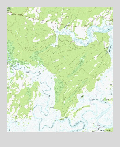 Pritchardville, SC USGS Topographic Map