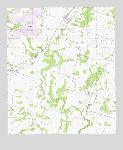 Proctor, TX USGS Topographic Map