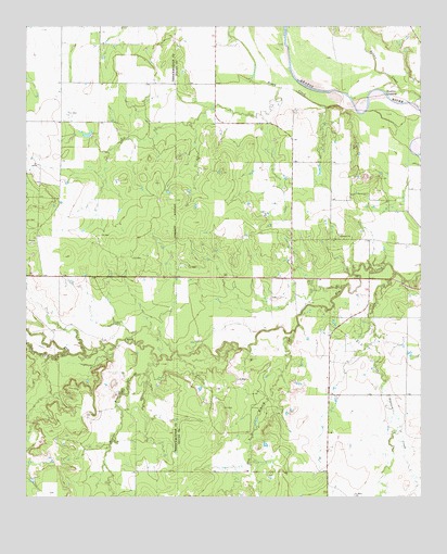 Proffitt Crossing, TX USGS Topographic Map