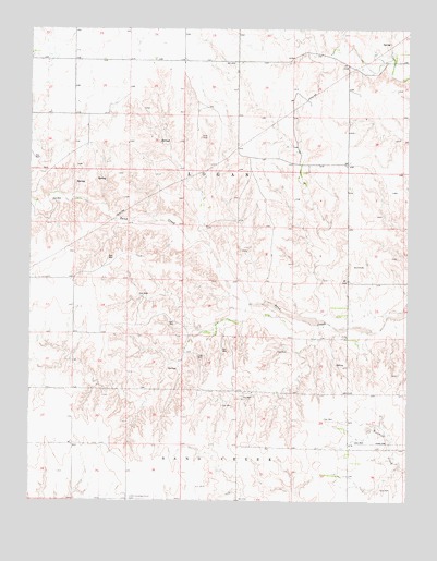 Proffitt Lake NW, KS USGS Topographic Map