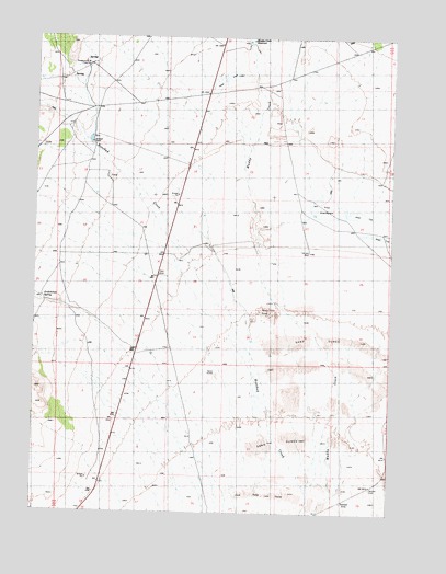 Prohibition Spring, UT USGS Topographic Map