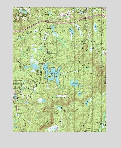 Promised Land, PA USGS Topographic Map