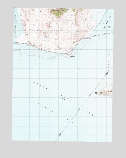 Promontory Point, UT USGS Topographic Map