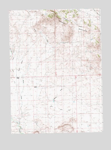 Prospect Mountains, WY USGS Topographic Map