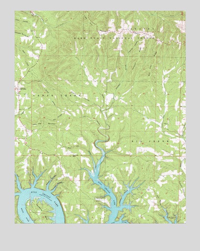 Protem SW, MO USGS Topographic Map