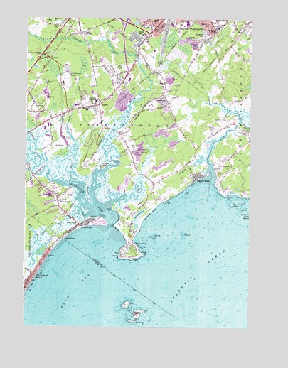 Prouts Neck, ME USGS Topographic Map