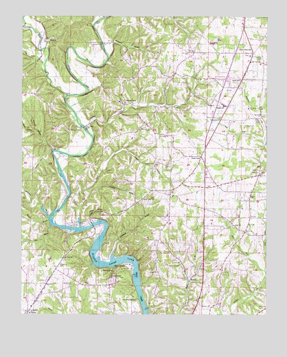 Pruitton, AL USGS Topographic Map