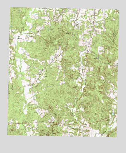 Pryor Mountain, TX USGS Topographic Map