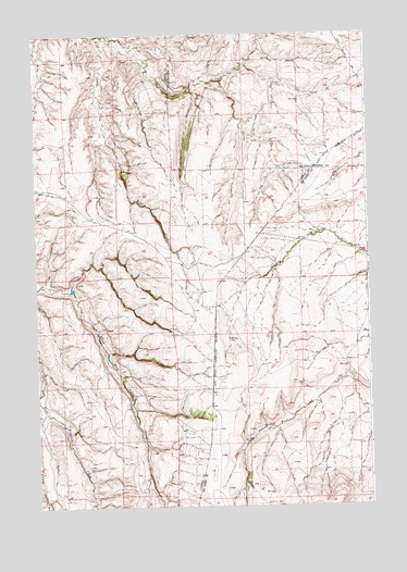 Pryor NW, MT USGS Topographic Map