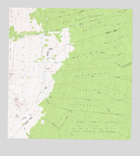 Puaakala, HI USGS Topographic Map