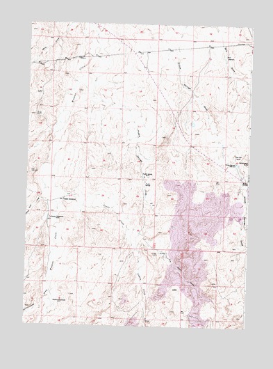 Puddle Springs, WY USGS Topographic Map
