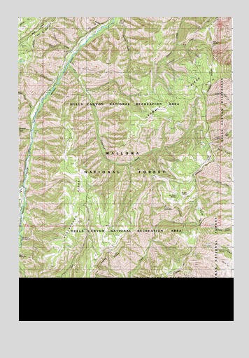 Puderbaugh Ridge, OR USGS Topographic Map