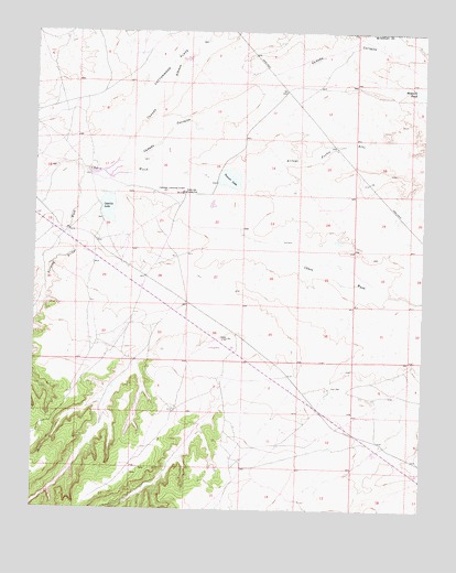 Pueblo Alto Trading Post, NM USGS Topographic Map