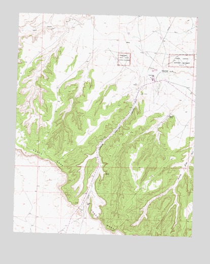 Pueblo Pintado, NM USGS Topographic Map