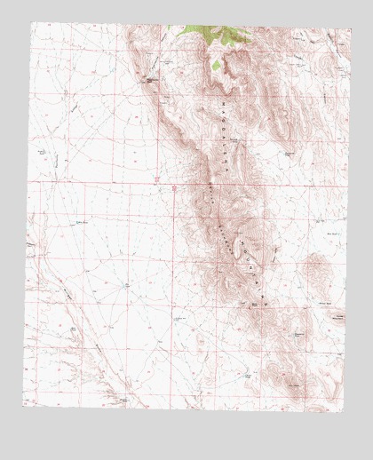 Puertecito Gap, NM USGS Topographic Map