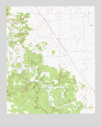 Puerto De Luna, NM USGS Topographic Map
