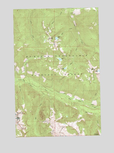 Mount Pugh, WA USGS Topographic Map