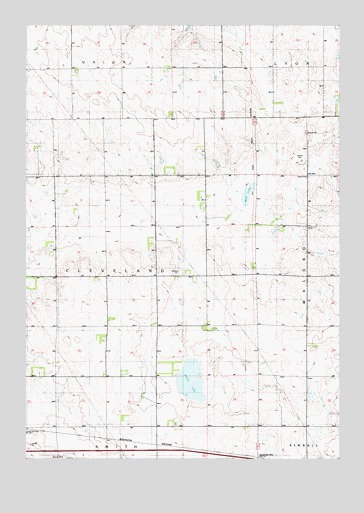 Pukwana SE, SD USGS Topographic Map