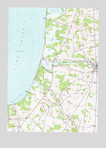 Pulaski, NY USGS Topographic Map