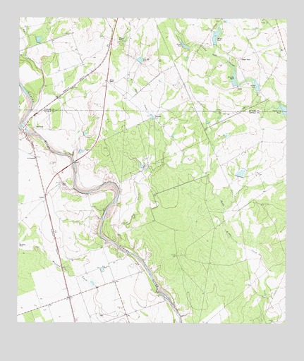 Pulliam Ranch, TX USGS Topographic Map