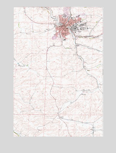 Pullman, WA USGS Topographic Map