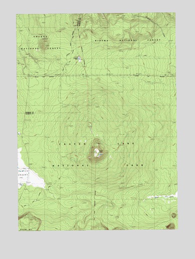 Pumice Desert East, OR USGS Topographic Map