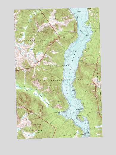 Pumpkin Mountain, WA USGS Topographic Map