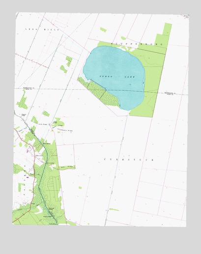 Pungo Lake, NC USGS Topographic Map