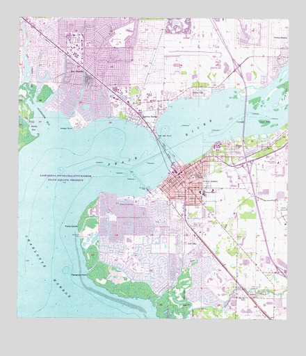 Punta Gorda, FL USGS Topographic Map
