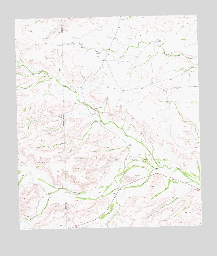 Big Canyon Ranch NE, TX USGS Topographic Map