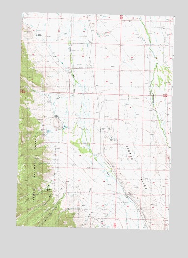 Purcell Spring, ID USGS Topographic Map