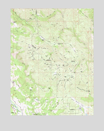 Purdys Gardens, CA USGS Topographic Map