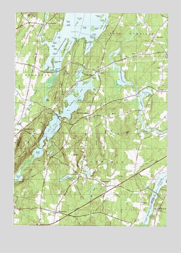 Purgatory, ME USGS Topographic Map