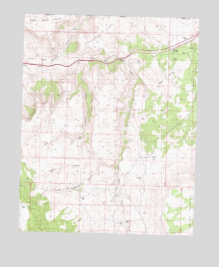 Purgatory Canyon, AZ USGS Topographic Map