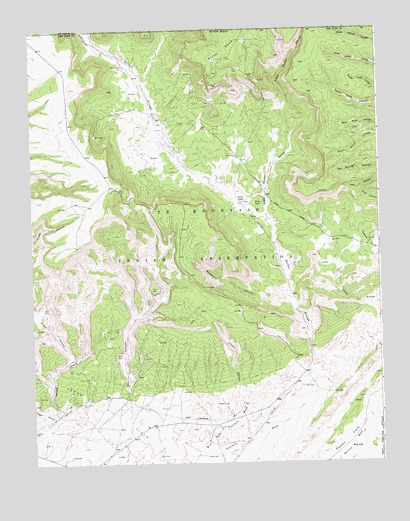 Purgatory Canyon, NM USGS Topographic Map