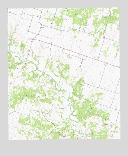 Purmela, TX USGS Topographic Map
