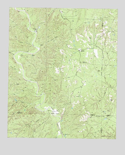 Pursley House, TX USGS Topographic Map