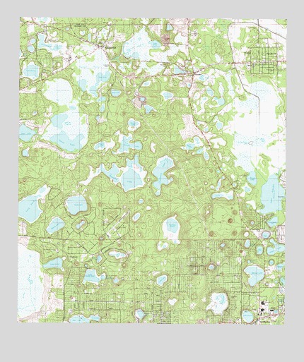 Putnam Hall, FL USGS Topographic Map
