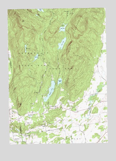 Putnam Mountain, NY USGS Topographic Map