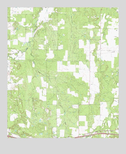Putnam North, TX USGS Topographic Map