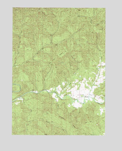 Putnam Valley, OR USGS Topographic Map