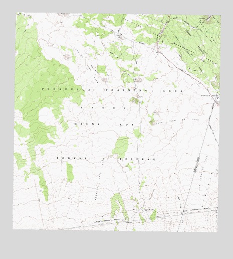 Puukoli, HI USGS Topographic Map