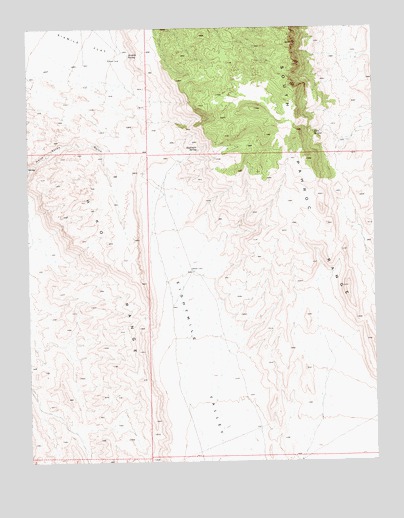 Alamo NE, NV USGS Topographic Map