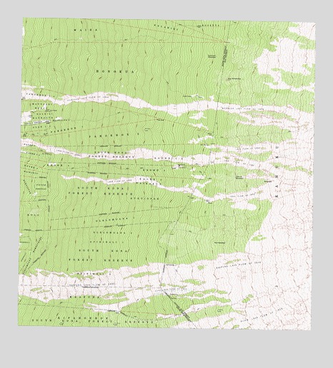 Puupohakuloa, HI USGS Topographic Map